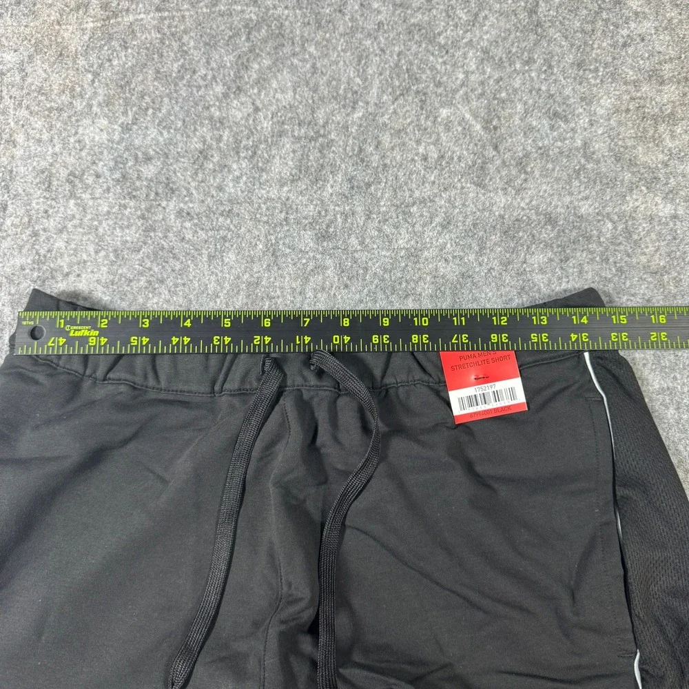 Puma Mens Stretchlite Short Black Athletic Training Gym Shorts 679940-01 Size M